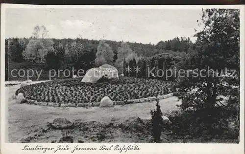 Huenengrab Hermann Coens Ruhestaette Lueneburger Heide  Kat. Tod