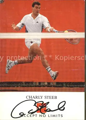 Tennis Charly Steeb Autogramm  Kat. Sport