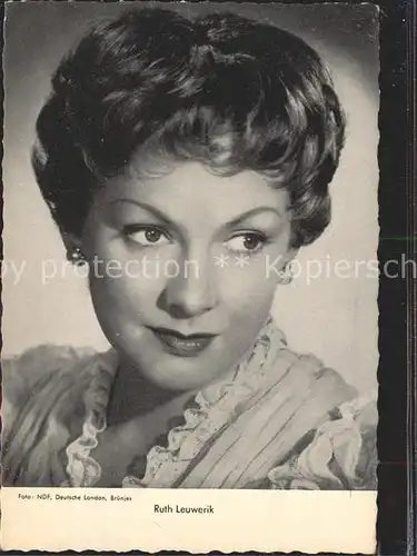 Schauspieler Ruth Leuwerik  Kat. Kino und Film