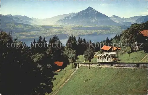 Zahnradbahn Thunersee Beatenberg Niesen  Kat. Bergbahn