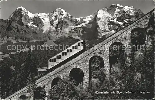 Muerrenbahn Eiger Moench Jungfrau Kat. Eisenbahn