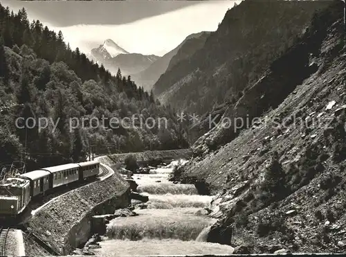 Bergbahn Visp Zermatt Bahn Brunegghorn Kat. Bergbahn