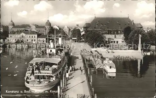 Motorschiffe Konstanz Bodensee Hafen Konzil  Kat. Schiffe
