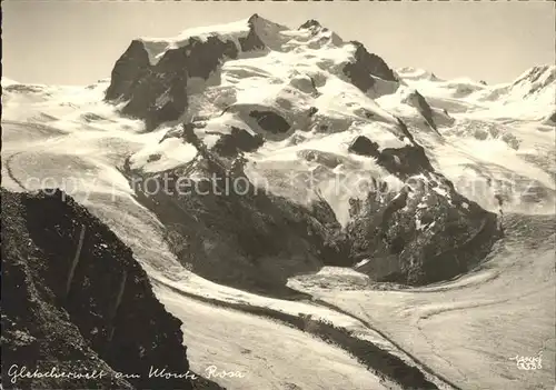 Gletscher Monte Rosa Foto Popp Nr. 3330 Kat. Berge