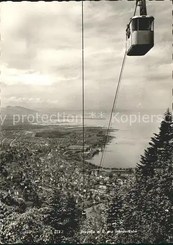 Seilbahn Pfaender Bregenz Bodensee  Kat. Bahnen