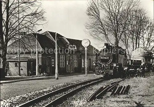 Lokomotive Schmalspurbahn Freital Hainsberg Kipsdorf Bahnhof Malter  Kat. Eisenbahn