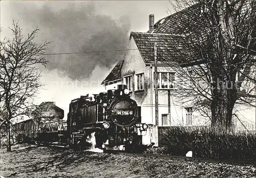 Lokomotive Schmalspurbahn Freital Hainsberg Kipsdorf  Kat. Eisenbahn