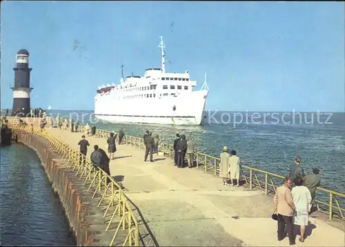Faehre MS Warnemuende Rostock  Kat. Schiffe
