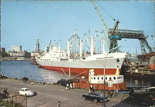Schiffe Republica de Colombia Hamburg Hafen  Kat. Schiffe