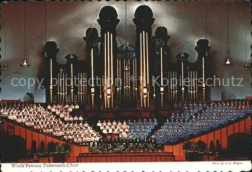 Kirchenorgel Tabernacle Organ and Choir Temple Square Kat. Musik
