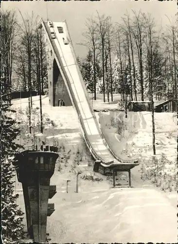 Ski Flugschanze Grosse Aschberg Schanze Klingenthal Sachsen Kat. Sport