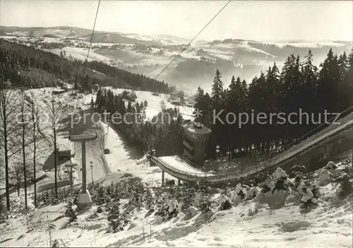 Ski Flugschanze Grosse Aschbergschanze Klingenthal Sachsen Kat. Sport