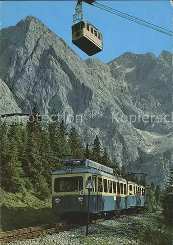 Zahnradbahn Bayerische Zugspitzbahnen Seilbahn Zugspitzgipfel Kat. Bergbahn