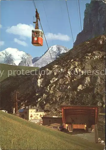 Seilbahn Dolomiti Funivia Passo Pordoi  Marmolada Kat. Bahnen