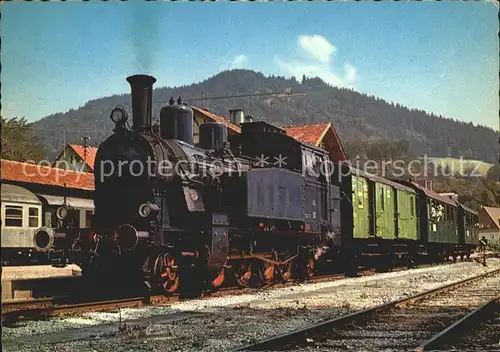 Lokomotive Dampfzug Tegernseebahn  Kat. Eisenbahn