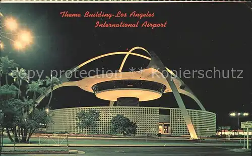 Flughafen Airport Aeroporto Theme Building Los Angeles International Airport Kat. Flug