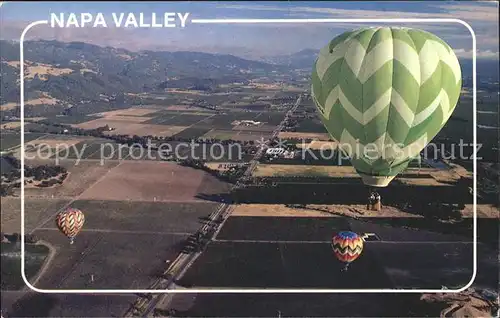 Heissluftballon Napa Valley  Kat. Flug
