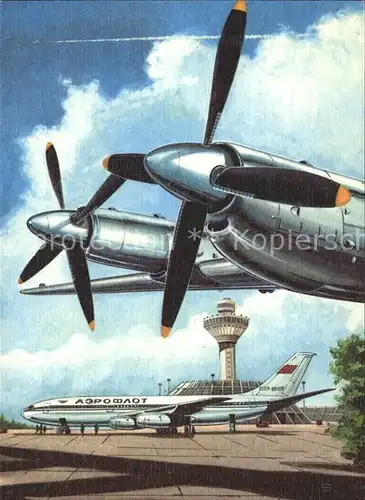 Flugzeuge Zivil Aeroflot R. Swoboda  Kat. Airplanes Avions