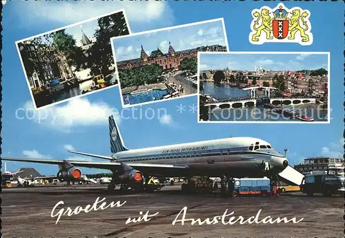 Flugzeuge Zivil KLM Royal Dutch Airlines Amsterdam Kat. Airplanes Avions