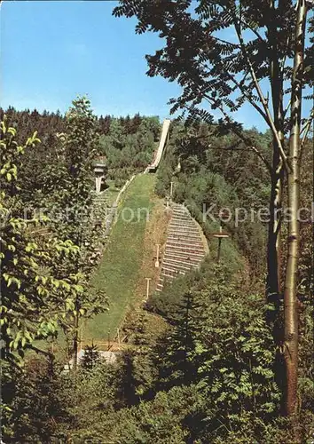 Ski Flugschanze Grosse Aschbergschanze Klingenthal Sachsen  Kat. Sport