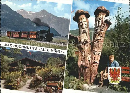Lokomotive Max Hochmuth s Alte Muehle Mayrhofen Zillertal Kat. Eisenbahn
