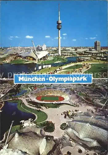 Olympia Muenchen Olympiapark Olympiaturm  Kat. Sport