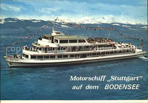 Motorschiffe Stuttgart Friedrichshafen Bodensee  Kat. Schiffe