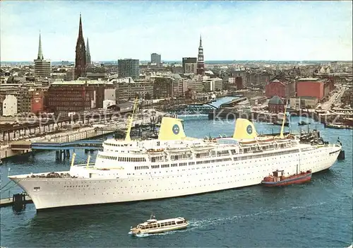 Faehre Kungsholm Hamburg ueberseebruecke  Kat. Schiffe