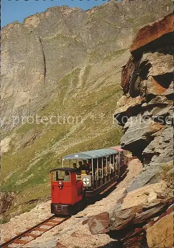 Zahnradbahn Hoehenbahn Kammwand Reisseck Seeplateau Kat. Bergbahn