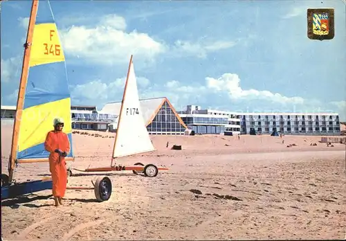 Segeln Strandsegeln Pas de Calais Thalassotherapique Hotel Talamer  Kat. Sport