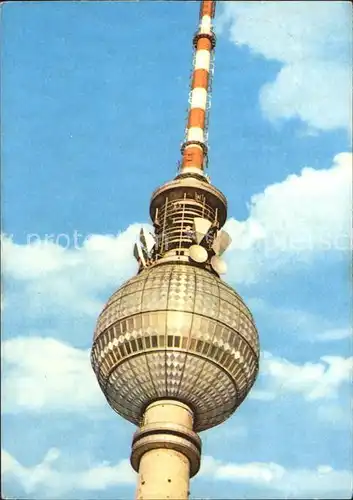 Fernsehturm Funkturm Kugel UKW Turm Berlin  Kat. Gebaeude