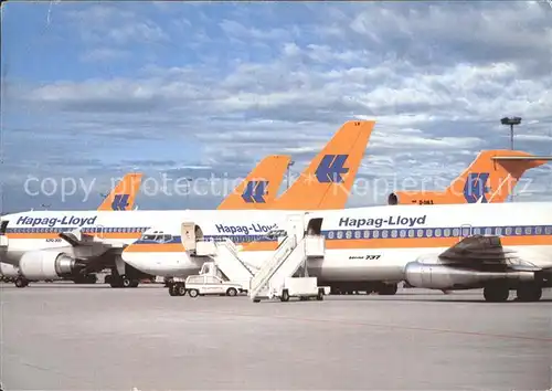 Flugzeuge Zivil Hapag Lloyd Boeing 737 Kat. Airplanes Avions