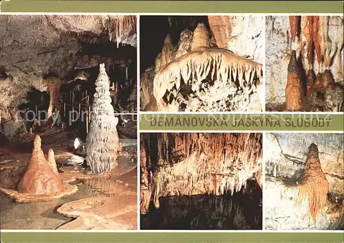 Hoehlen Caves Grottes Demaenovska Jaskyna Slobody Nizke Tatry  Kat. Berge