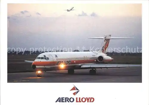 Flugzeuge Zivil Aero Lloyd MD 87  Kat. Airplanes Avions