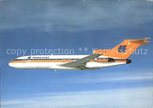 Flugzeuge Zivil Hapag Lloyd Boeing Jet 727 Kat. Airplanes Avions