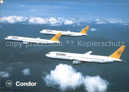 Flugzeuge Zivil Condor Boeing 767 Boeing 757 Kat. Airplanes Avions