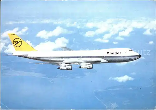 Flugzeuge Zivil Condor Jumbo Jet Boeing 747 Kat. Airplanes Avions