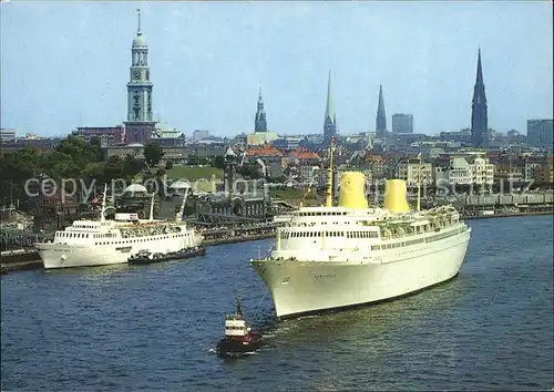 Dampfer Oceanliner Hamburg Hafen  Kat. Schiffe