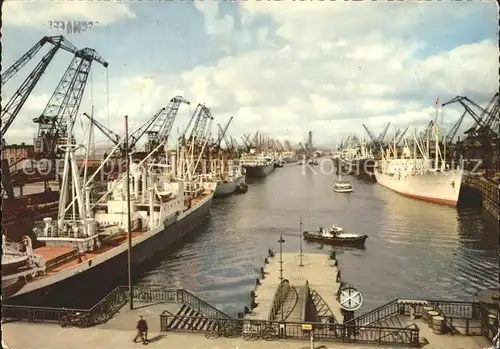 Schiffe Bremen ueberseehafen  Kat. Schiffe