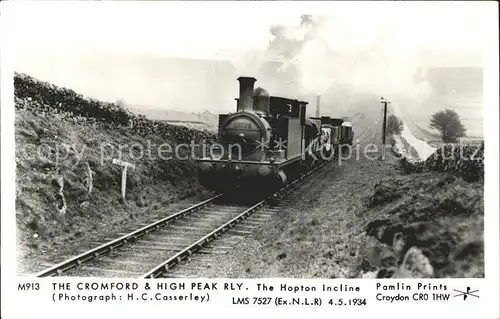 Lokomotive Cromford and High Peak RLY Hopton Incline Kat. Eisenbahn