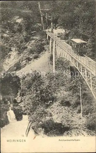 Bergbahn Reichenbachfallbahn Meringen Kat. Bergbahn