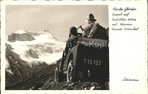Gletscher oetztaler Gletscher Express Hichsoelden Schwarze Schneide Kat. Berge
