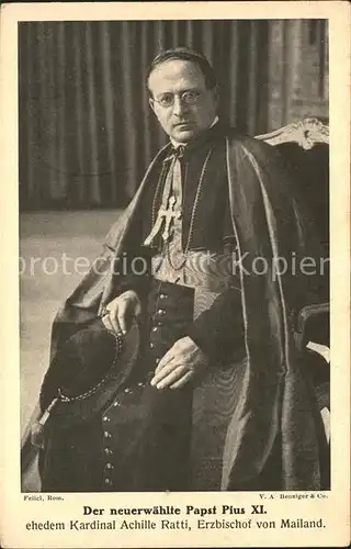 Papst Pius XI.  Kat. Religion