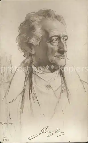 Goethe Johann Wolfgang von  Kat. Dichter
