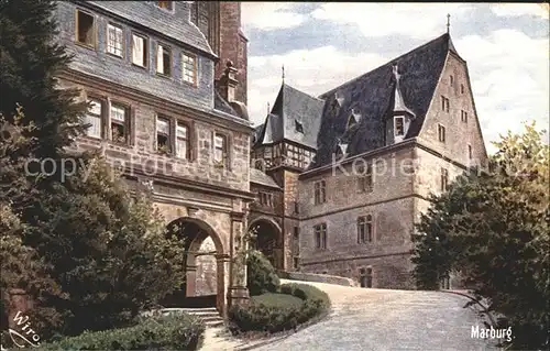 Verlag Wiedemann WIRO Nr. 2217 A Marburg Schloss  Kat. Verlage