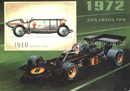 Autos J.P.S. Lotus 720 1910 Blitzen Benz  Kat. Autos