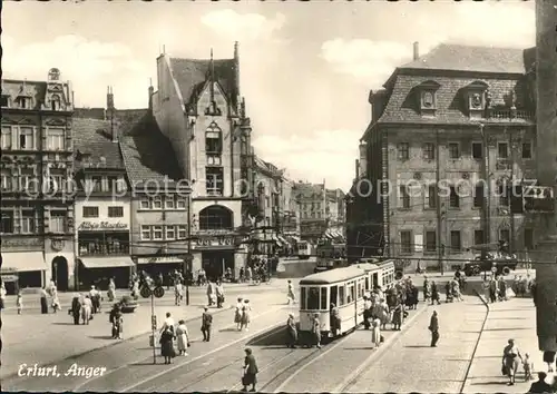 Strassenbahn Erfurt Anger  Kat. Strassenbahn