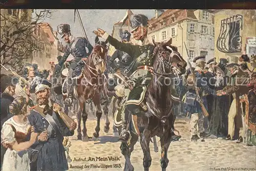 Militaria Deutschland Kriegerbund Freiwillige 1813 Kat. Militaria