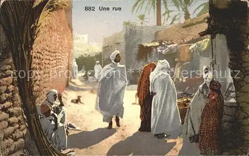 Typen Arabien Une rue