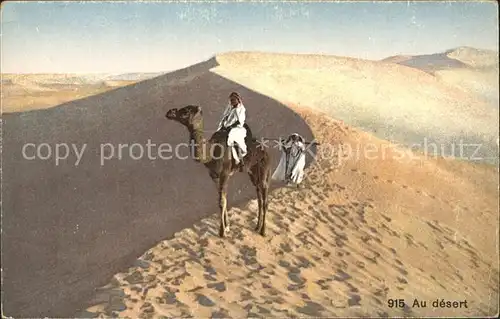 Typen Arabien Au desert Kamel